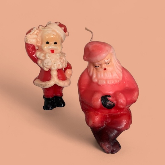 Vintage Gurley Santa Candles - Picture 1 of 1